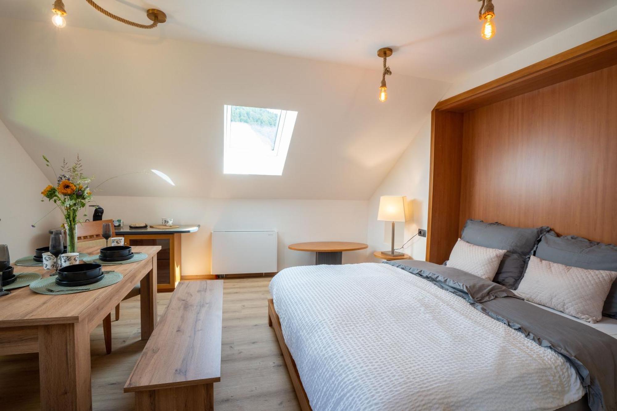 Aparthotel Hom At Vintgar Zgornje Gorje Exterior foto