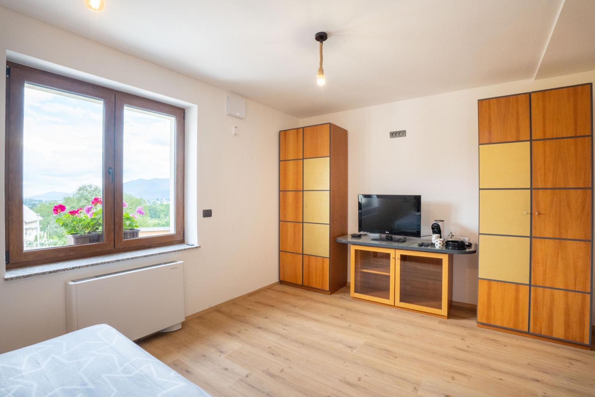 Aparthotel Hom At Vintgar Zgornje Gorje Zimmer foto