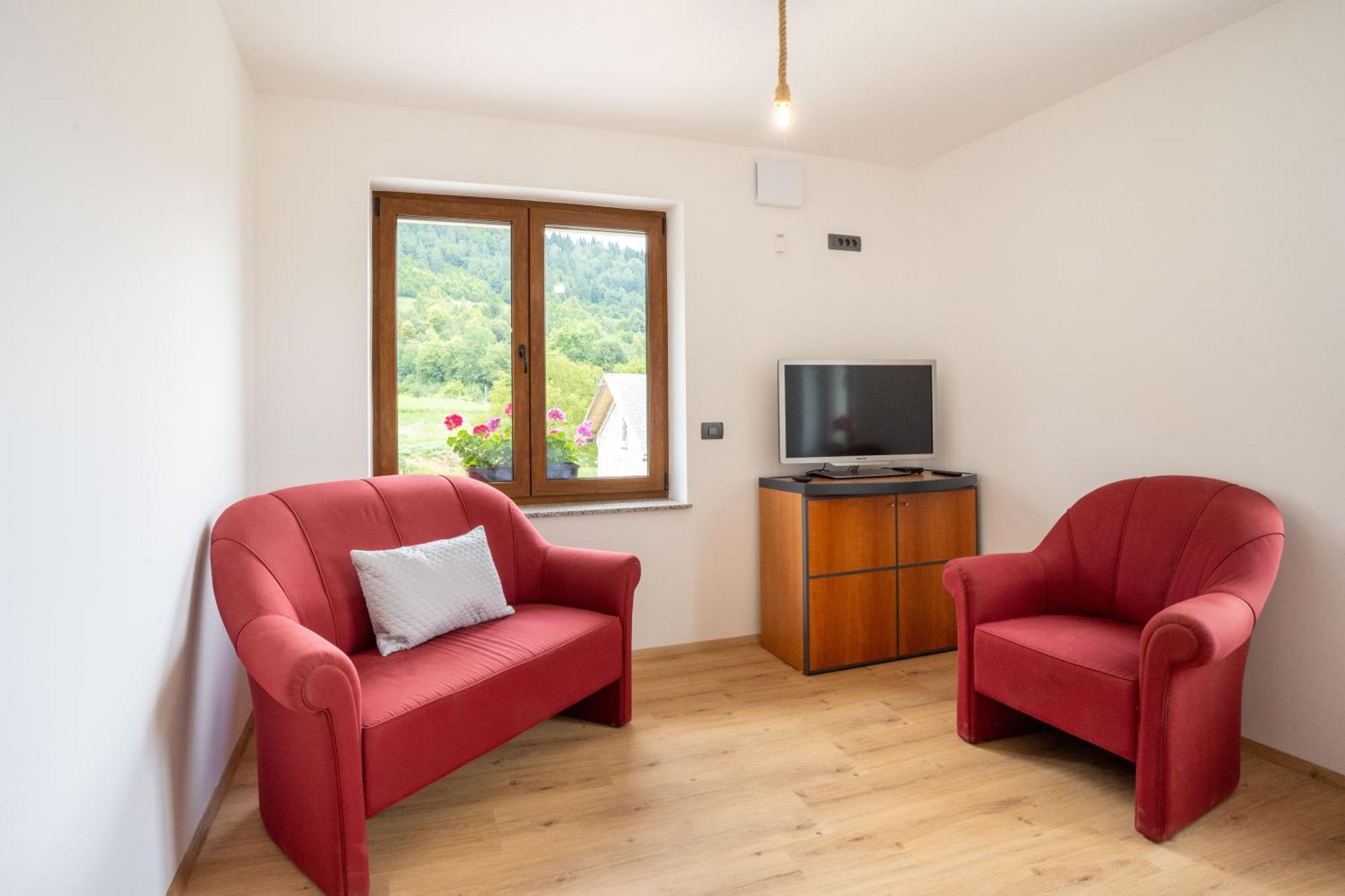 Aparthotel Hom At Vintgar Zgornje Gorje Zimmer foto